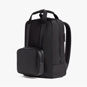 Monos Metro Black Nylon Backpack with Removable Pouch (Damaged Strap)